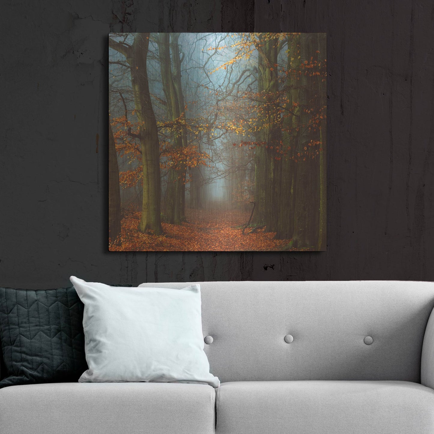 Luxe Metal Art 'Path of The Mystics' by Lars Van de Goor, Metal Wall Art,36x36