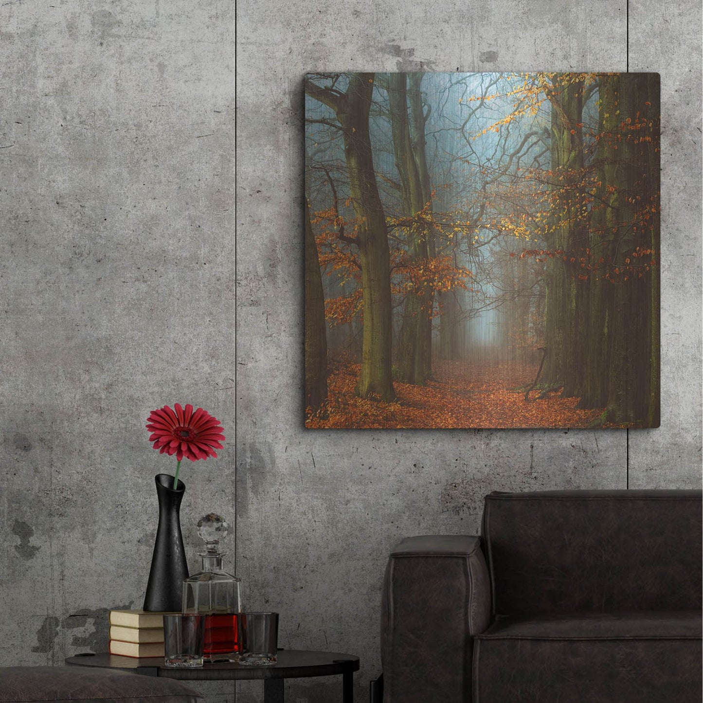 Luxe Metal Art 'Path of The Mystics' by Lars Van de Goor, Metal Wall Art,36x36