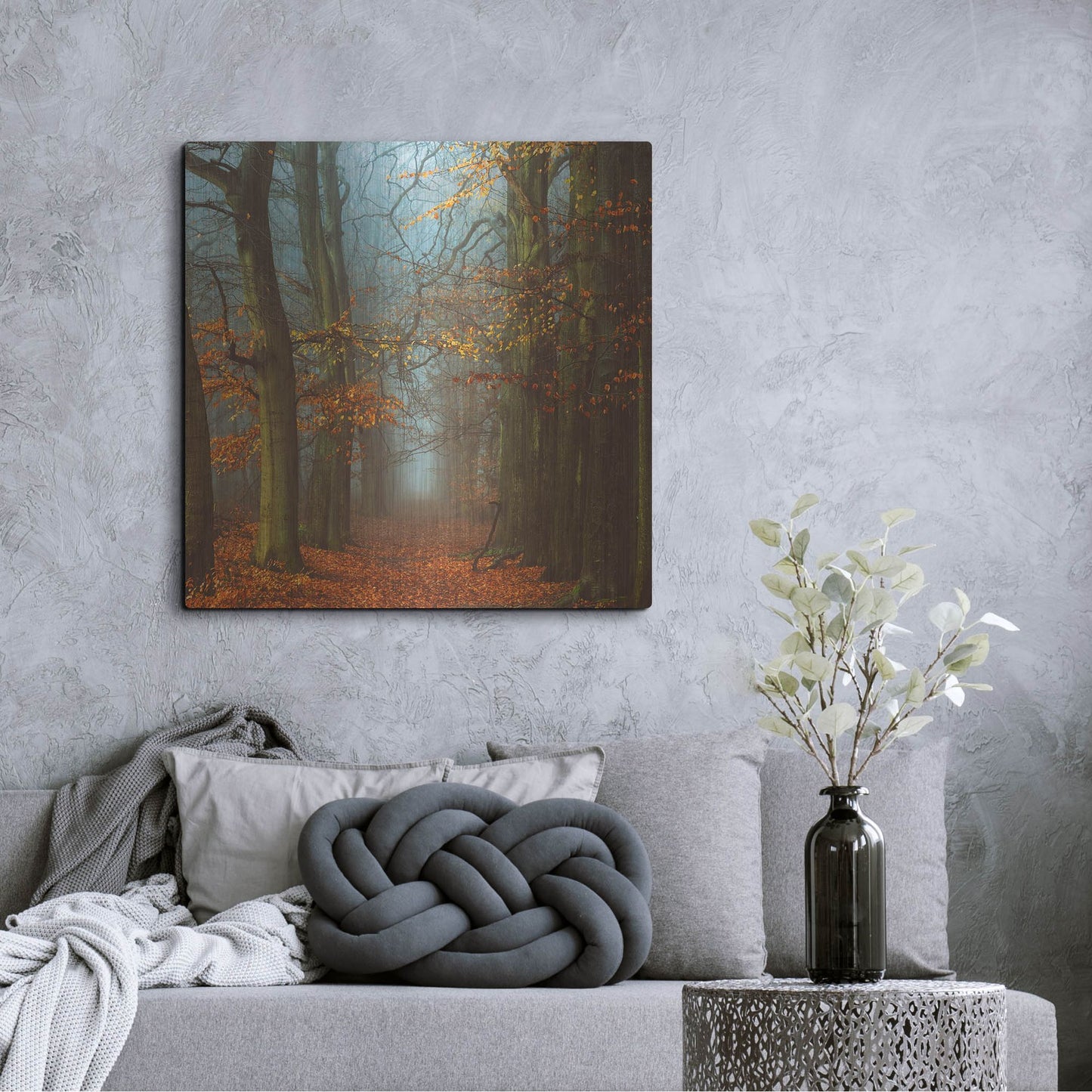 Luxe Metal Art 'Path of The Mystics' by Lars Van de Goor, Metal Wall Art,36x36