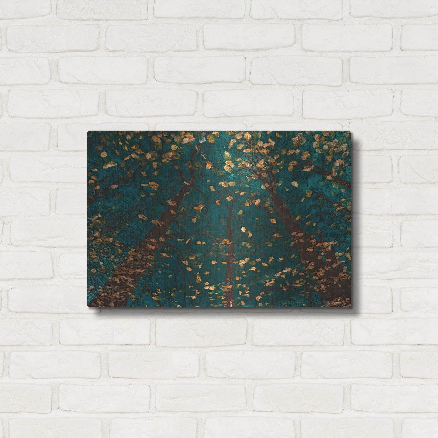 Luxe Metal Art 'Plato's Trees' by Lars Van de Goor, Metal Wall Art,24x16