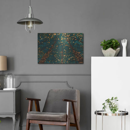 Luxe Metal Art 'Plato's Trees' by Lars Van de Goor, Metal Wall Art,24x16