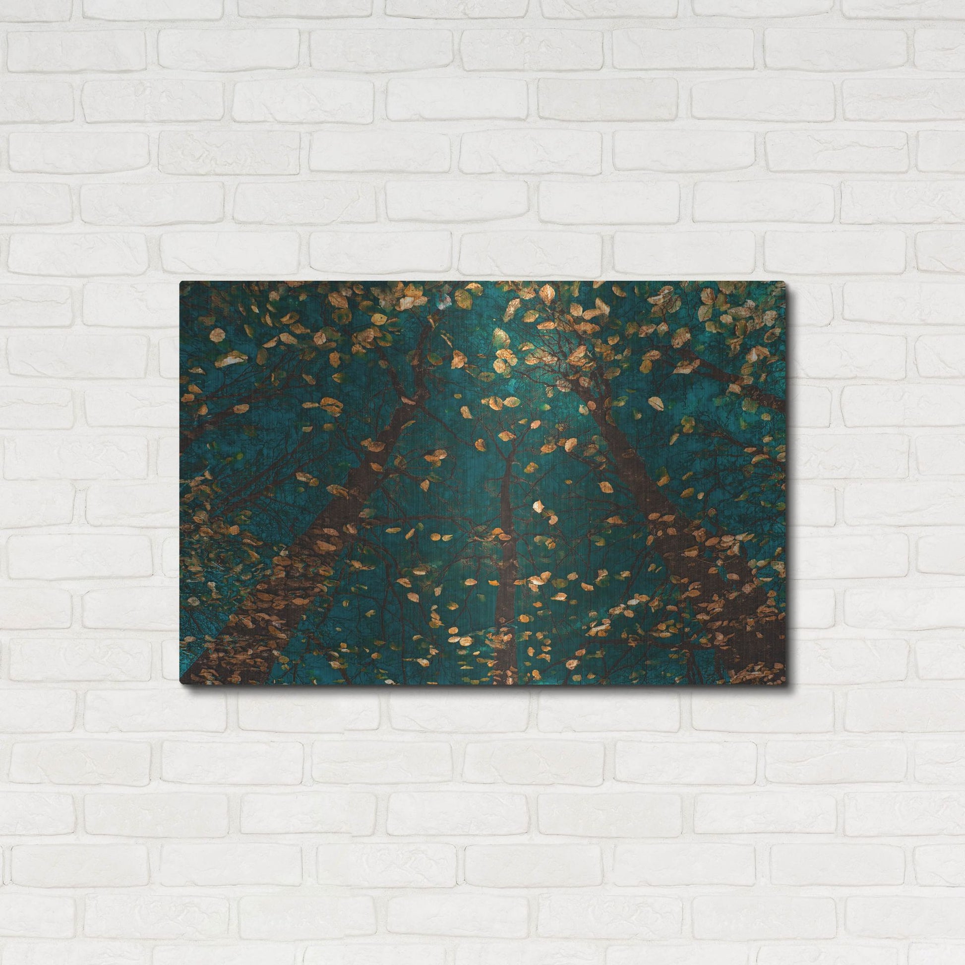 Luxe Metal Art 'Plato's Trees' by Lars Van de Goor, Metal Wall Art,36x24