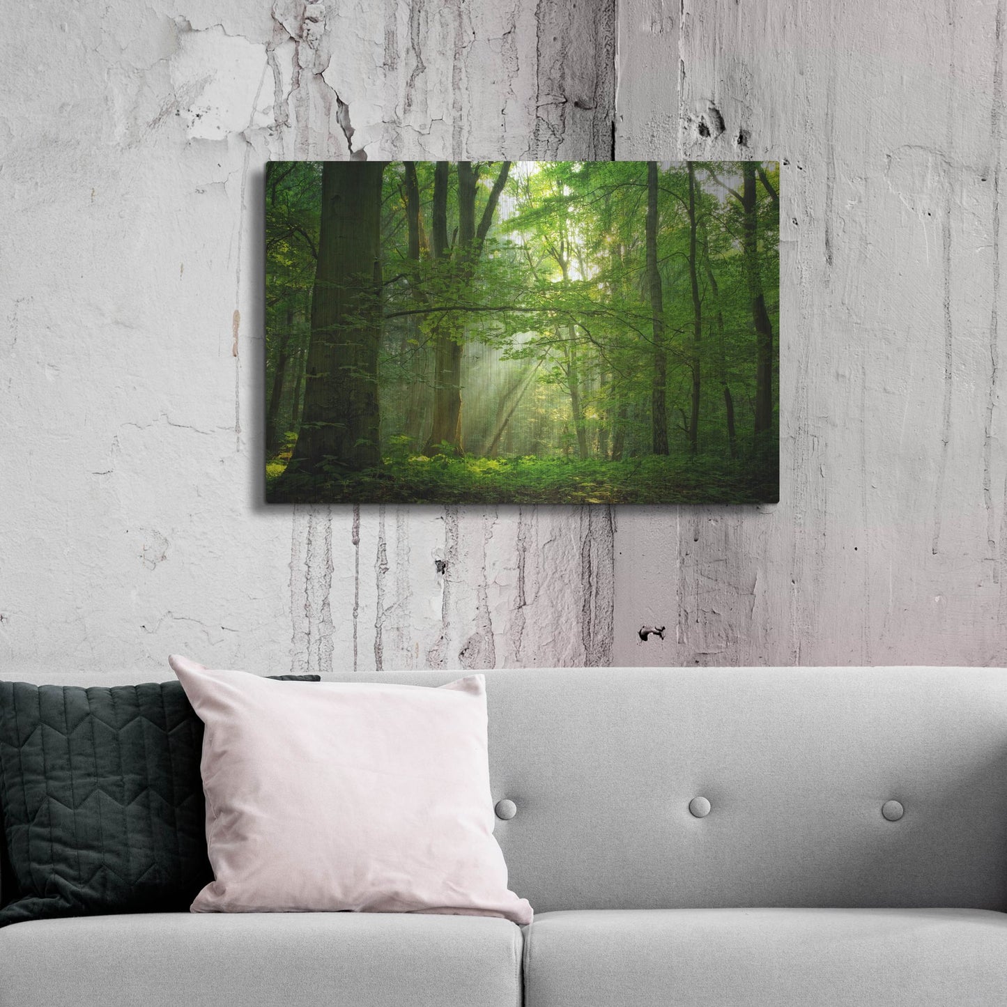 Luxe Metal Art 'Breathe' by Lars Van de Goor, Metal Wall Art,36x24