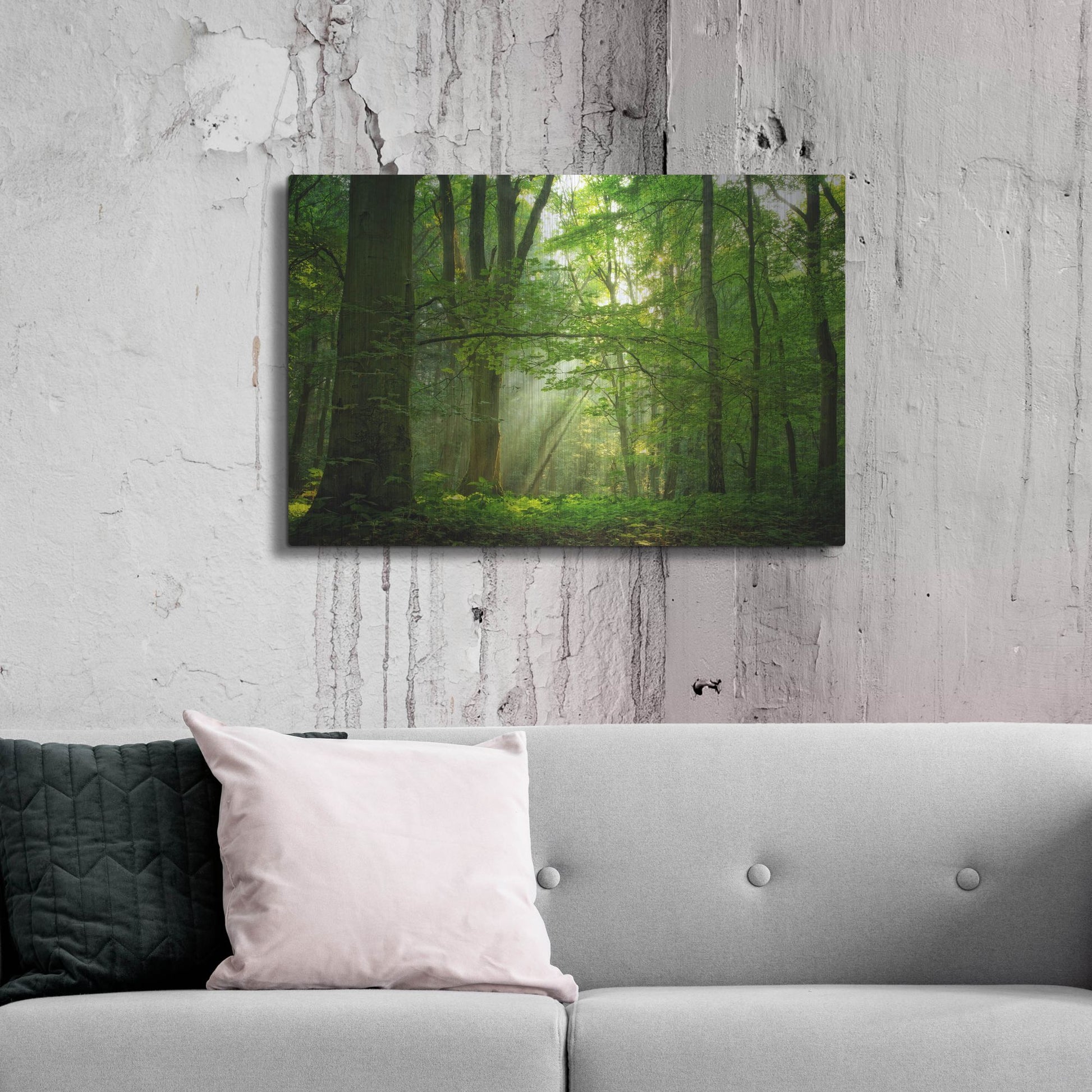 Luxe Metal Art 'Breathe' by Lars Van de Goor, Metal Wall Art,36x24