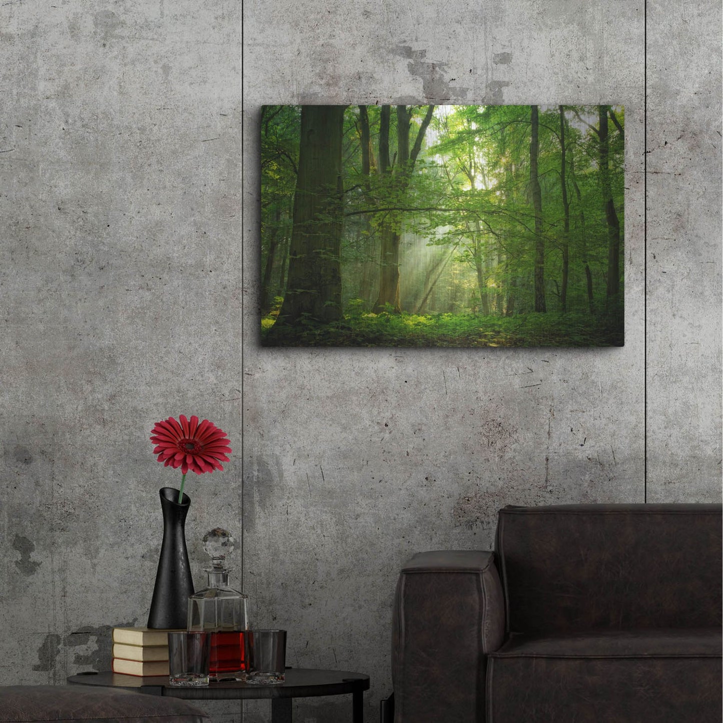 Luxe Metal Art 'Breathe' by Lars Van de Goor, Metal Wall Art,36x24
