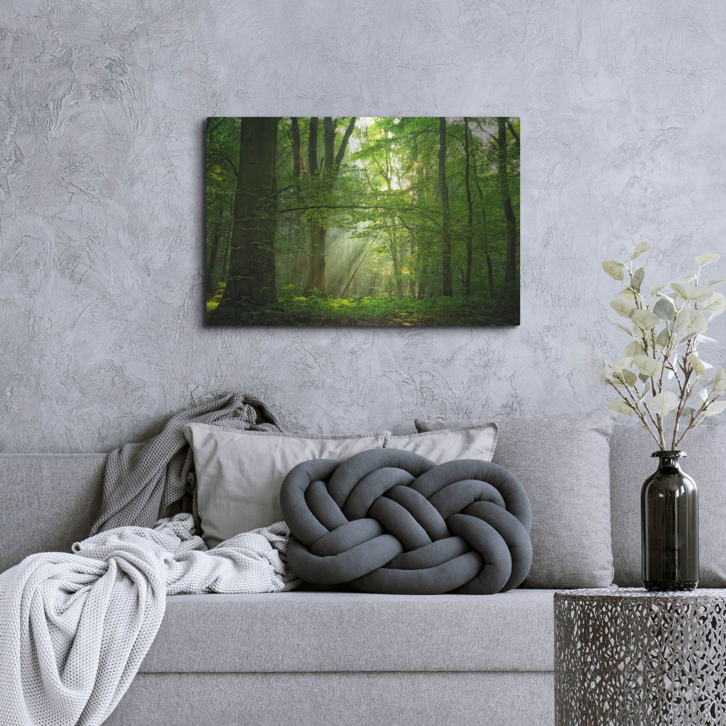 Luxe Metal Art 'Breathe' by Lars Van de Goor, Metal Wall Art,36x24