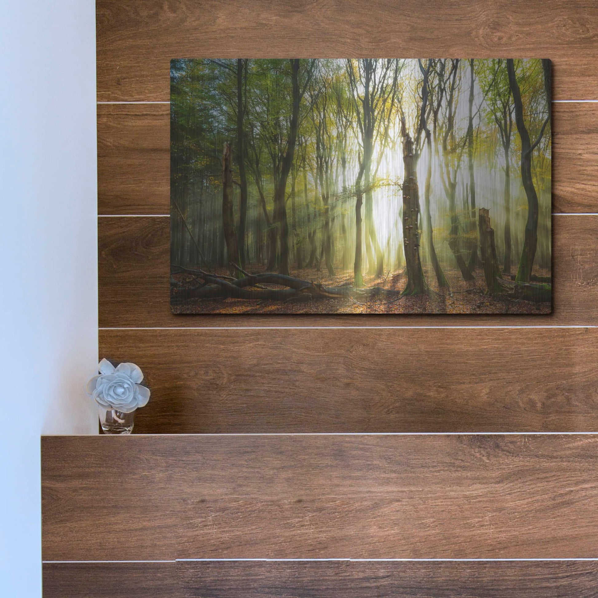 Luxe Metal Art 'Still Standing' by Lars Van de Goor, Metal Wall Art,16x12