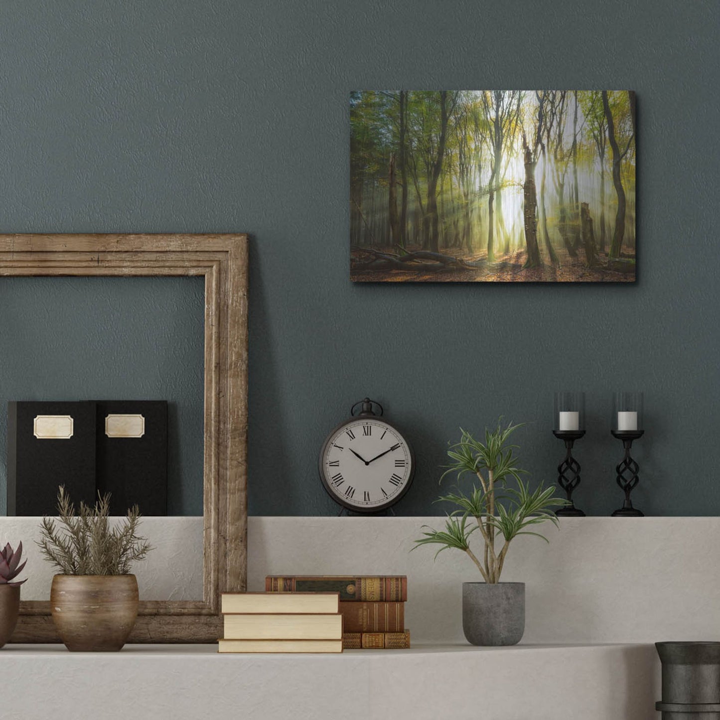 Luxe Metal Art 'Still Standing' by Lars Van de Goor, Metal Wall Art,16x12