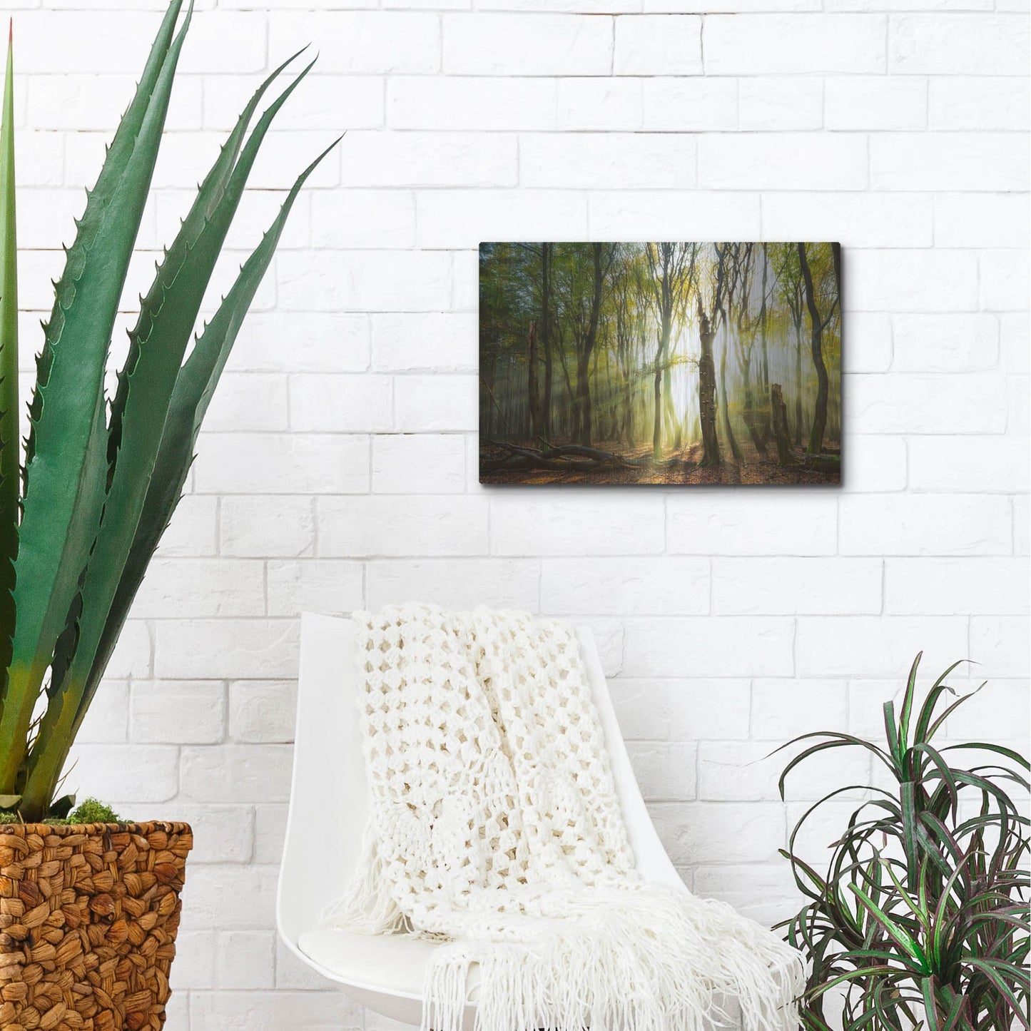 Luxe Metal Art 'Still Standing' by Lars Van de Goor, Metal Wall Art,16x12