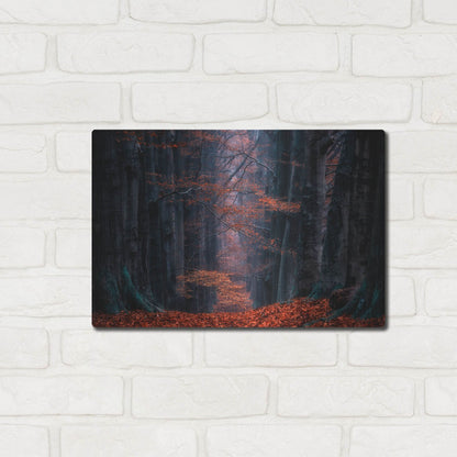 Luxe Metal Art 'Synapse' by Lars Van de Goor, Metal Wall Art,16x12