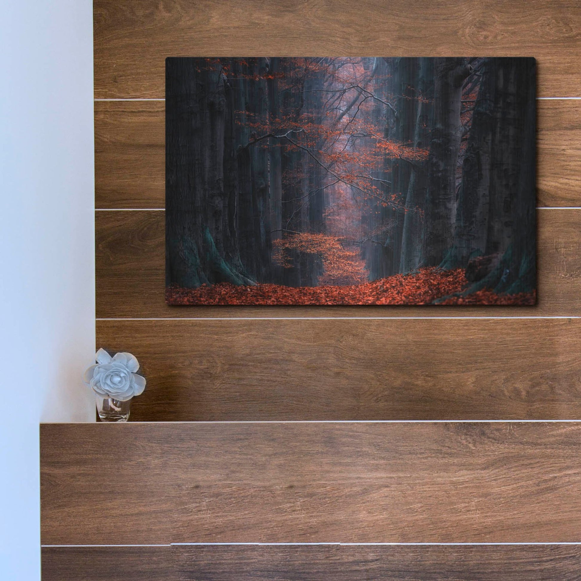 Luxe Metal Art 'Synapse' by Lars Van de Goor, Metal Wall Art,16x12