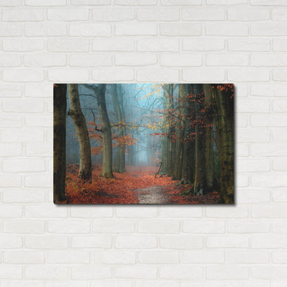 Luxe Metal Art 'Bussum in Fall' by Lars Van de Goor, Metal Wall Art,36x24