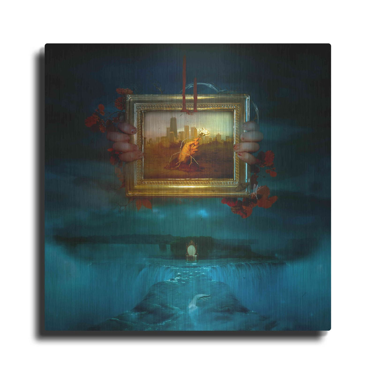 'Dangerous Dreams' by Mario Sanchez Nevado – Metal Wall Art