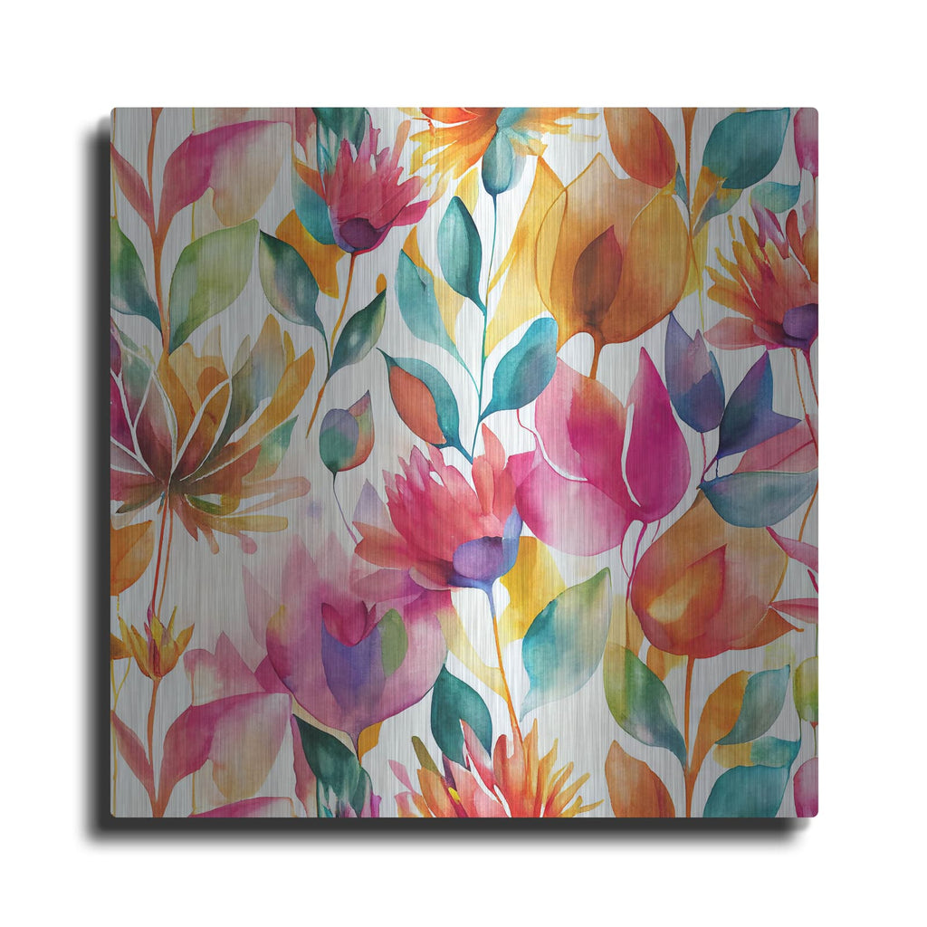 'Floral Passion' by Andrea Haase – Metal Wall Art