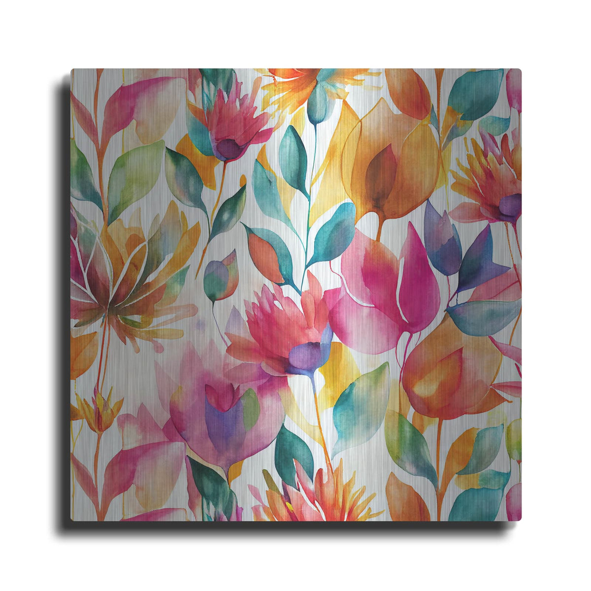 'Floral Passion' by Andrea Haase – Metal Wall Art