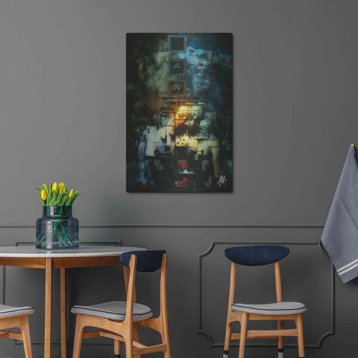 'Divided' by Mario Sanchez Nevado – Metal Wall Art, 24x36 room view
