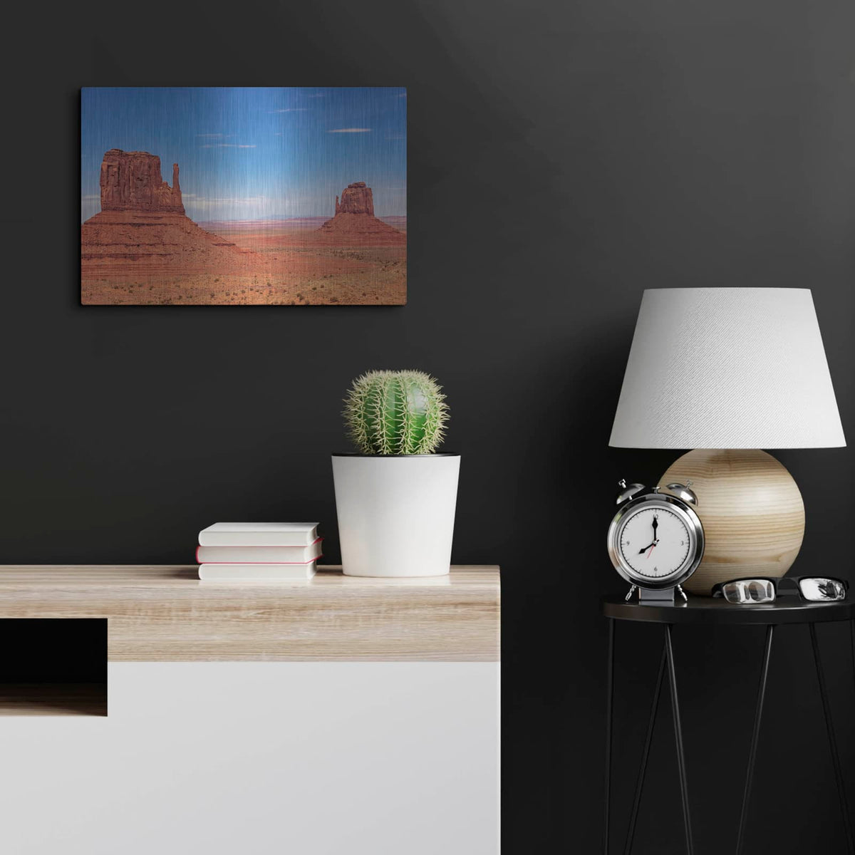 'Utah - Monument Valley' by Luxe Portfolio – Metal Wall Art, 24x16 room view