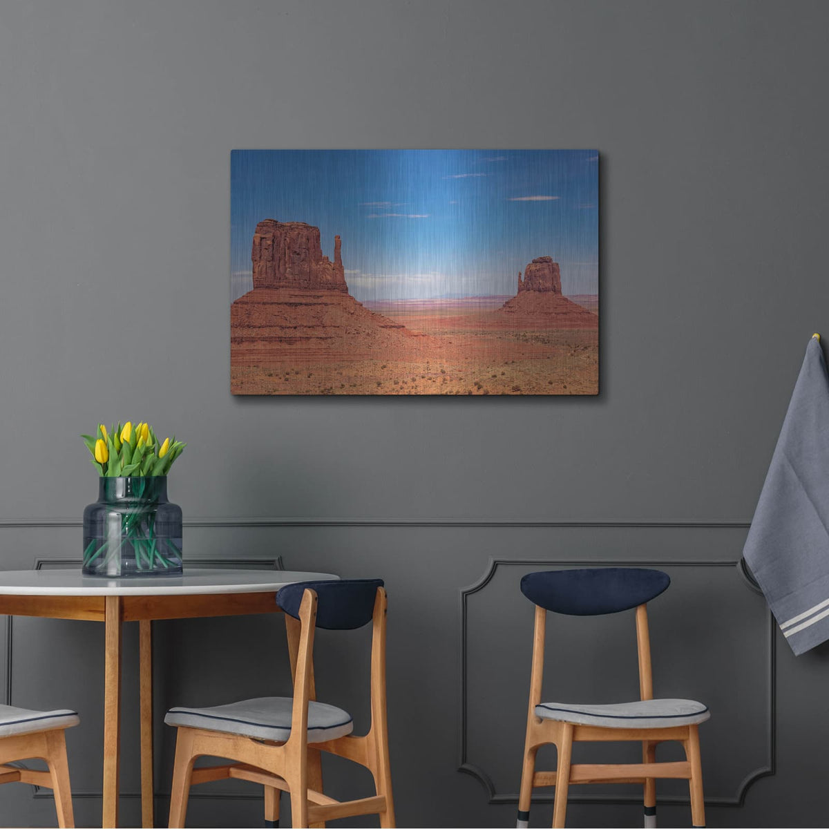 'Utah - Monument Valley' by Luxe Portfolio – Metal Wall Art, 36x24 room view