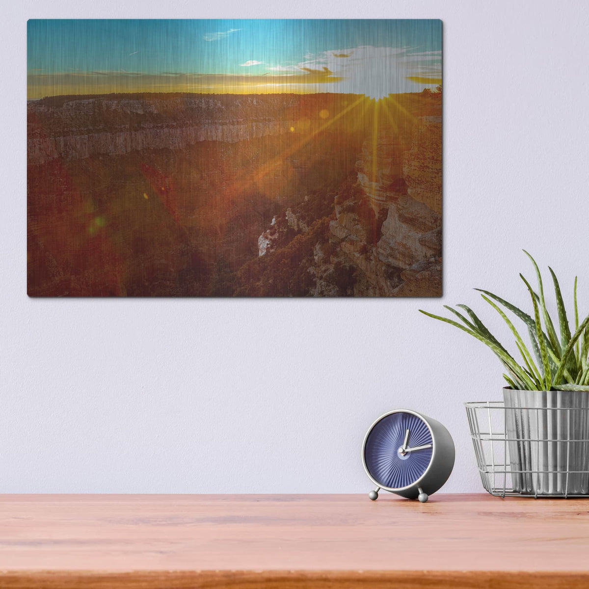 'Utah Colors' by Luxe Portfolio – Metal Wall Art, 16x12 room view