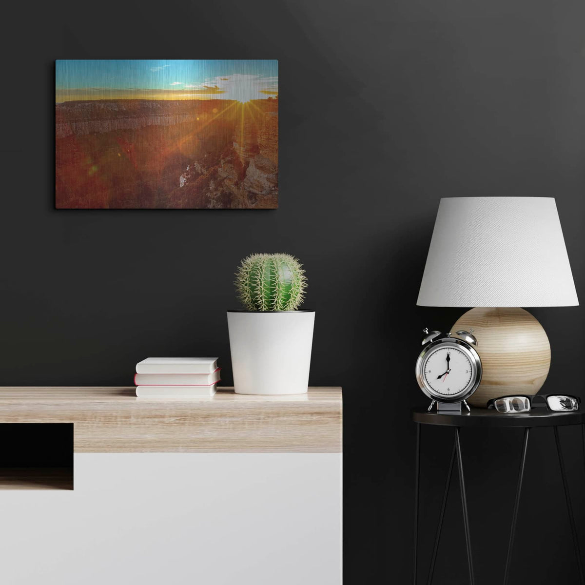 'Utah Colors' by Luxe Portfolio – Metal Wall Art, 24x16 room view
