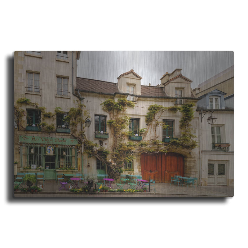 'Parisian Cafe' by Luxe Portfolio – Metal Wall Art