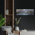 'Paris - Pont Royal Sunset' by Luxe Portfolio – Metal Wall Art, 36x12 room view