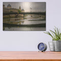 'Paris - Pont D'arcole Bridge' by Luxe Portfolio – Metal Wall Art, 16x12 room view