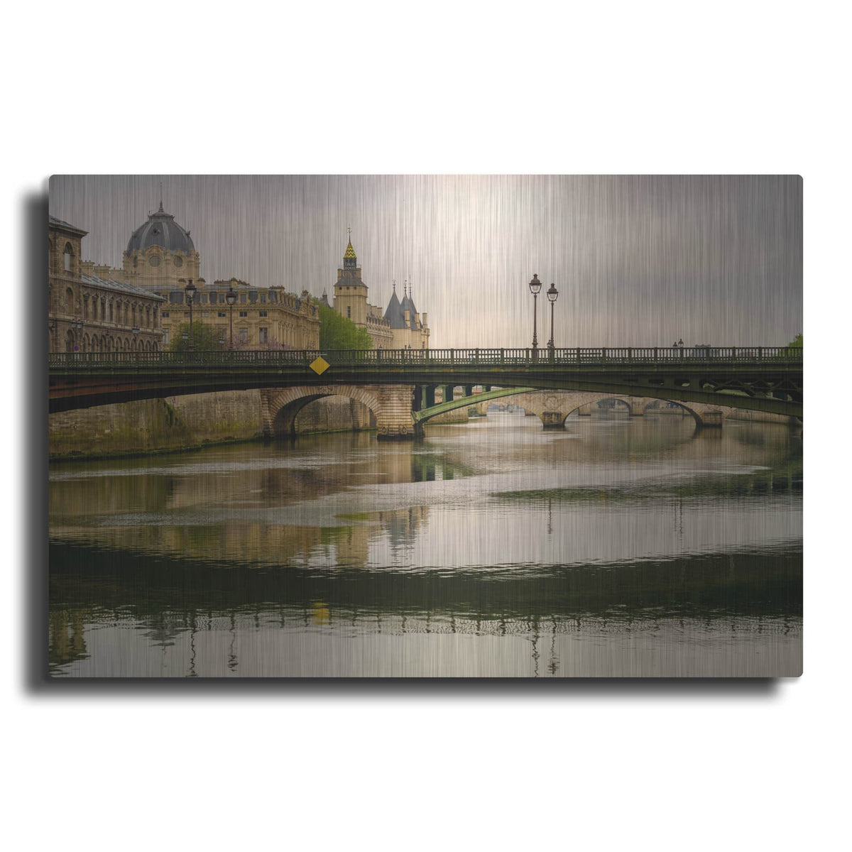 'Paris - Pont D'arcole Bridge' by Luxe Portfolio – Metal Wall Art