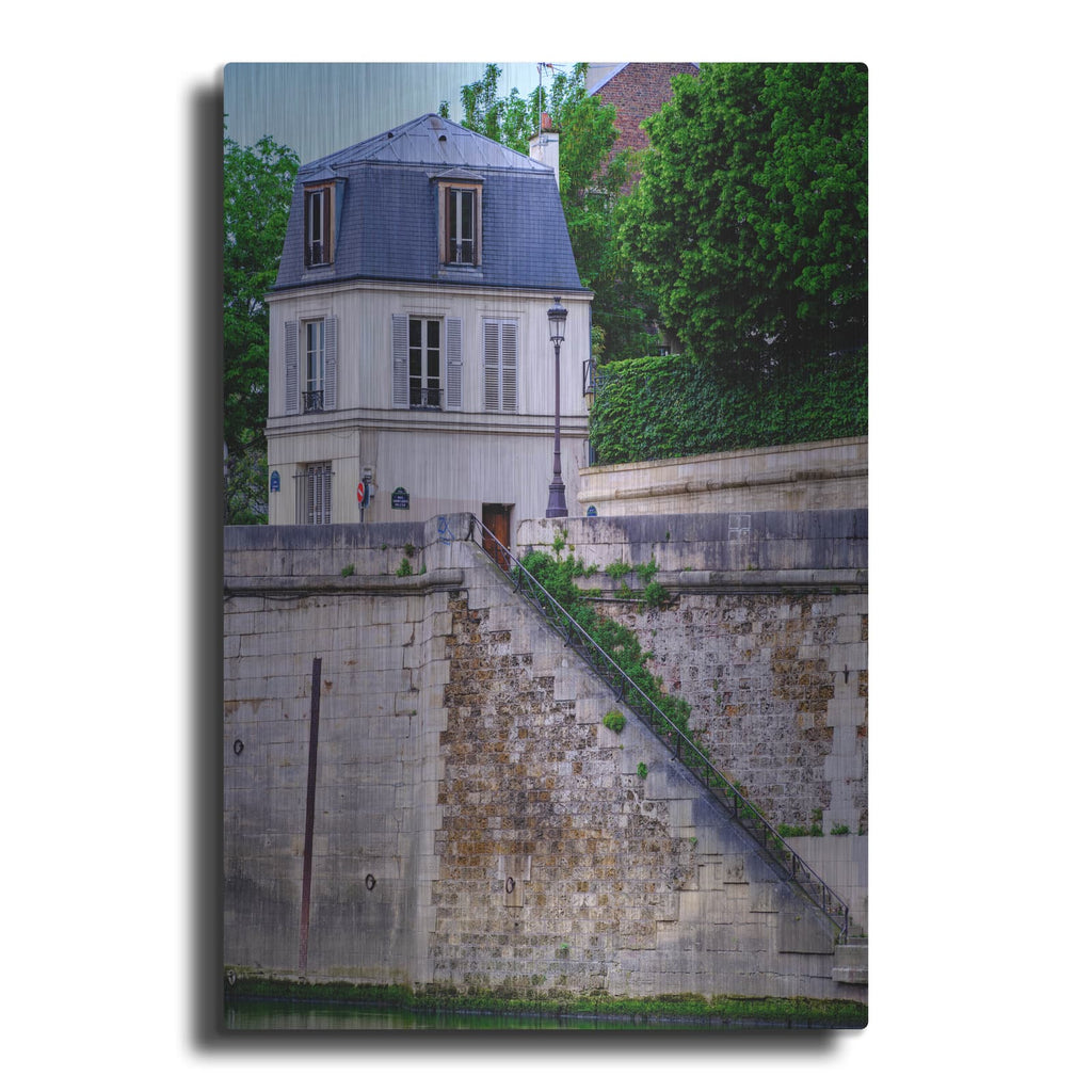 'Paris - House On Seine' by Luxe Portfolio – Metal Wall Art