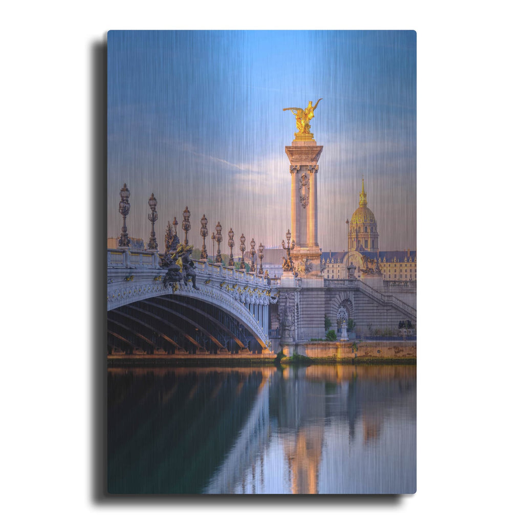 'Paris - Alexander Iii Bridge' by Luxe Portfolio – Metal Wall Art