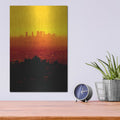 'La Sunset' by Luxe Portfolio – Metal Wall Art, 12x16 room view