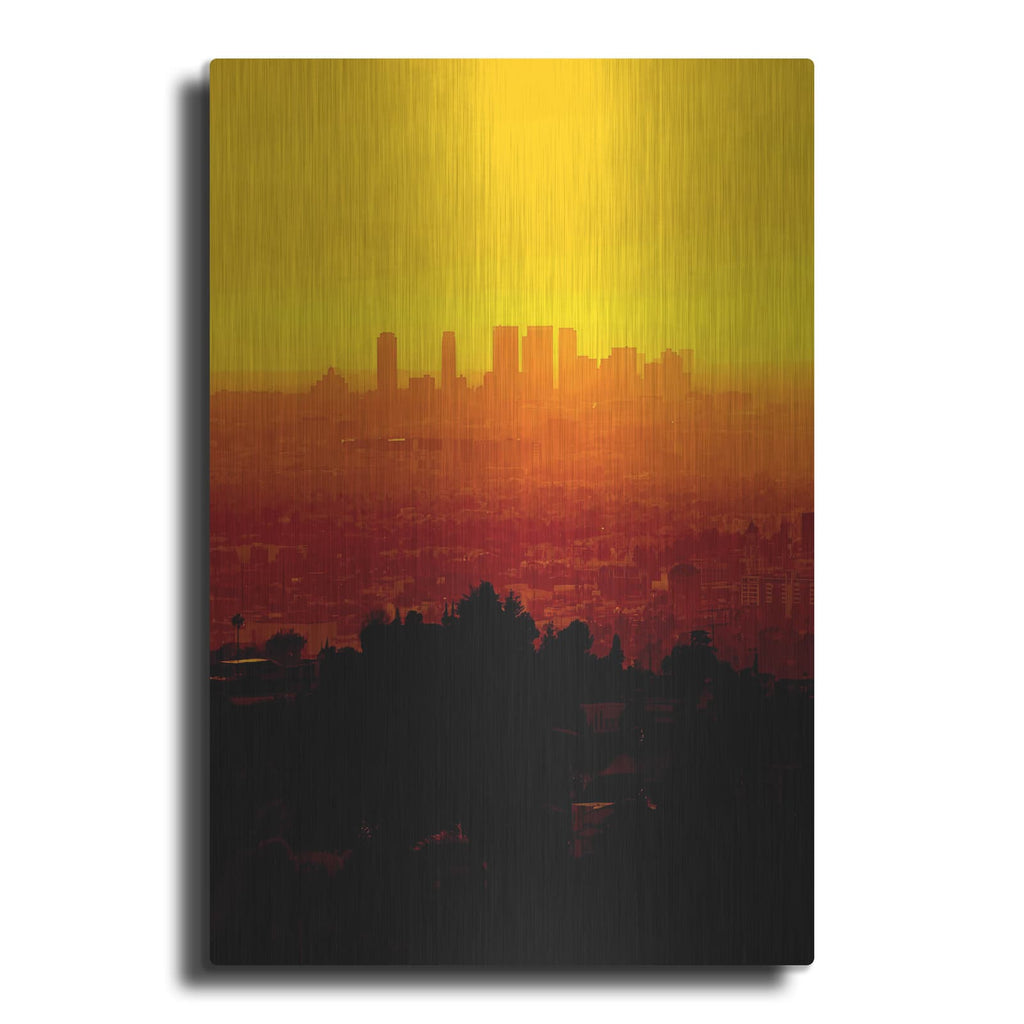 'La Sunset' by Luxe Portfolio – Metal Wall Art