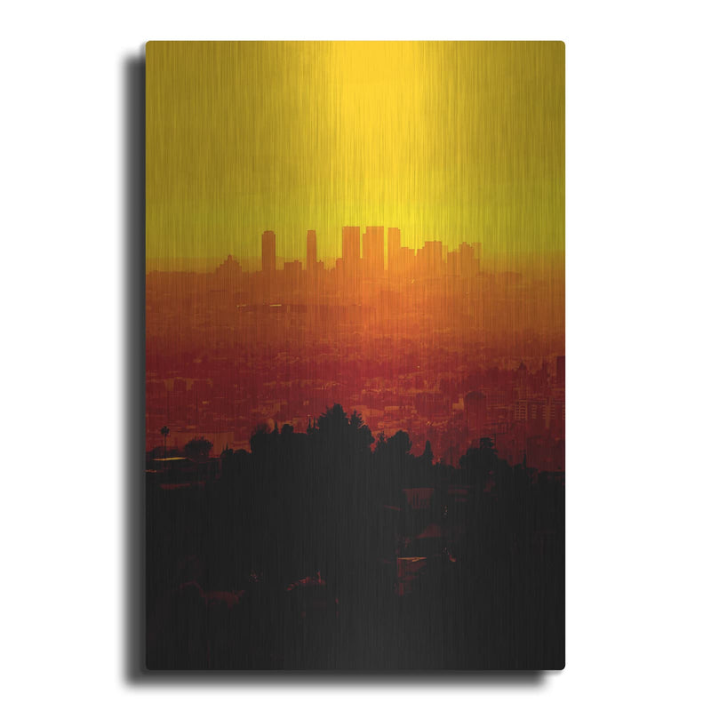 'La Sunset' by Luxe Portfolio – Metal Wall Art