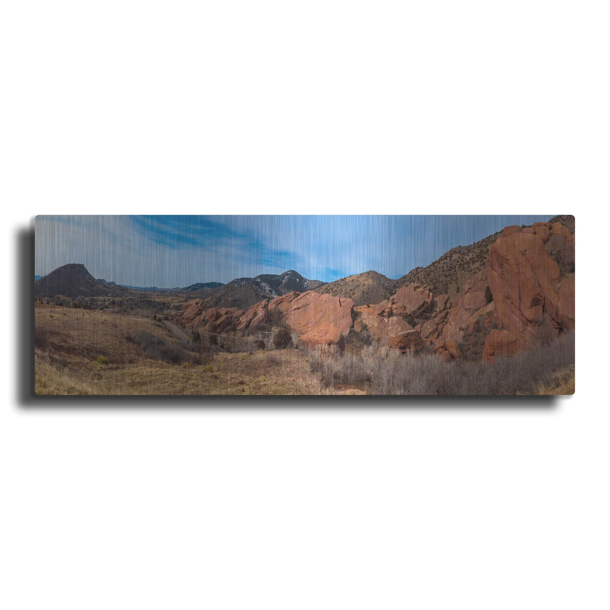 'Colorado Red Rocks Panorama' by Luxe Portfolio – Metal Wall Art