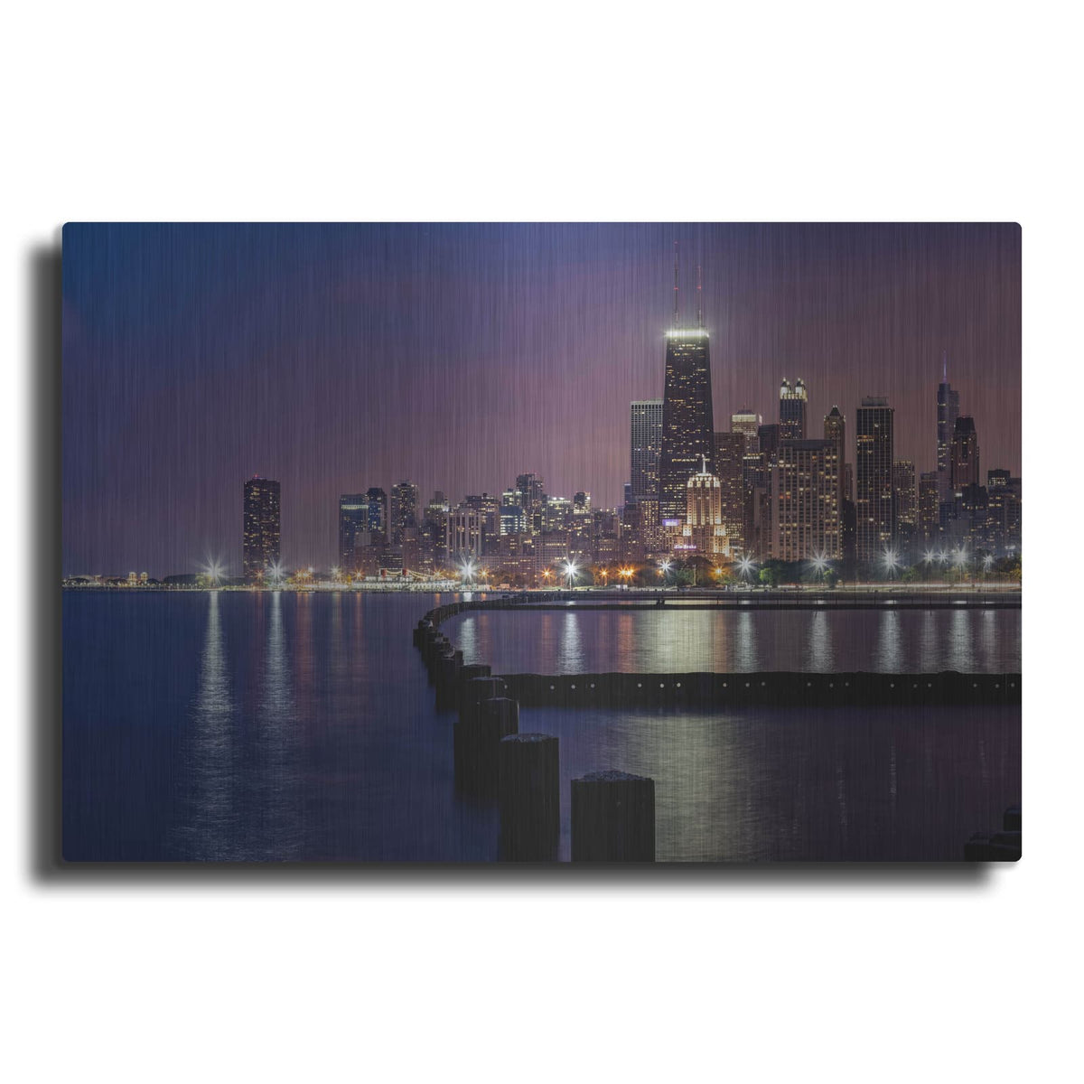 'Chicago - North Beach' by Luxe Portfolio – Metal Wall Art