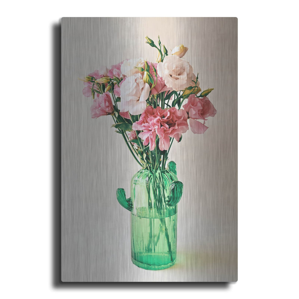'Ethereal Lisianthus' by Incado – Metal Wall Art