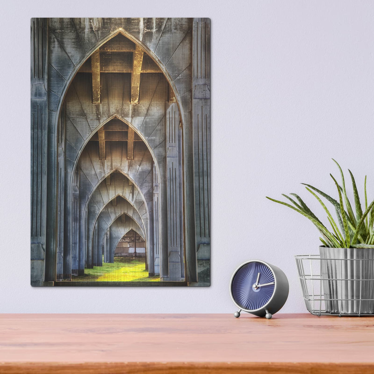 'Arches For Days' by Darren White – Metal Wall Art, 12x16 room view