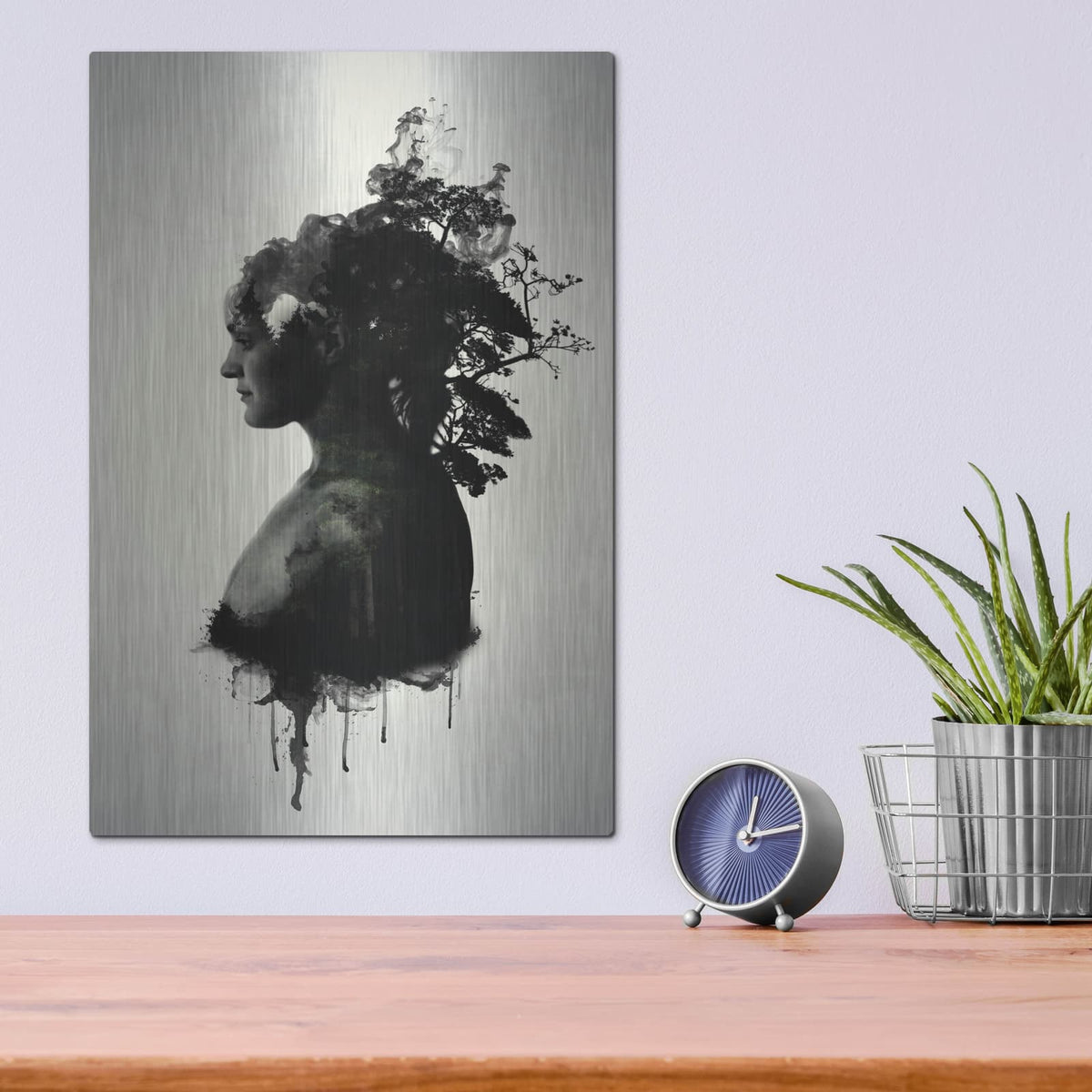 'Mother Earth' by Nicklas Gustafsson – Metal Wall Art, 12x16 room view