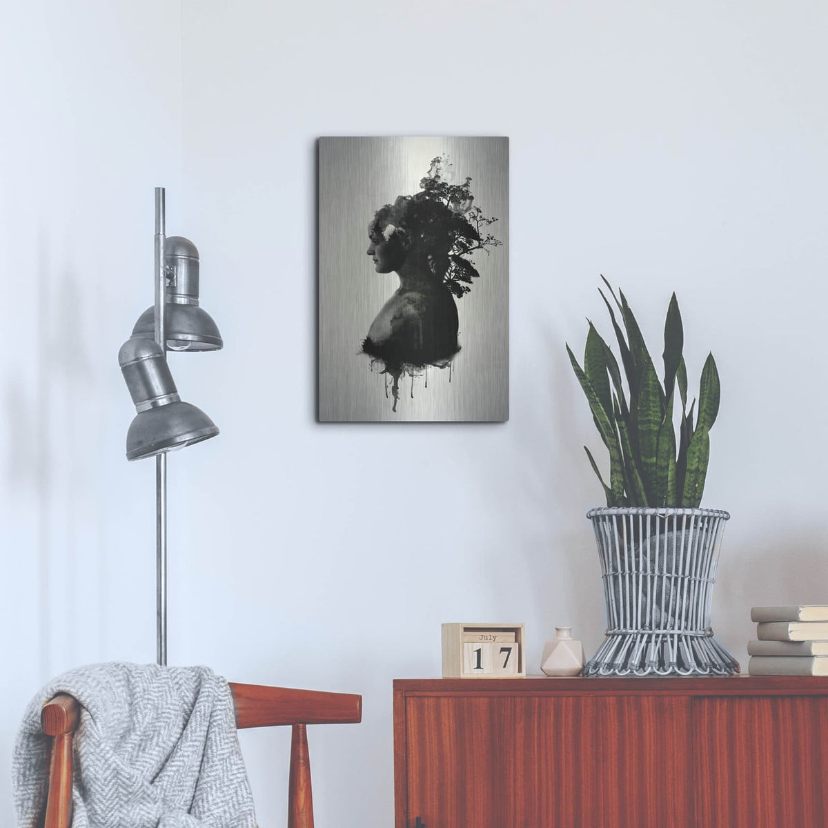 'Mother Earth' by Nicklas Gustafsson – Metal Wall Art, 16x24 room view