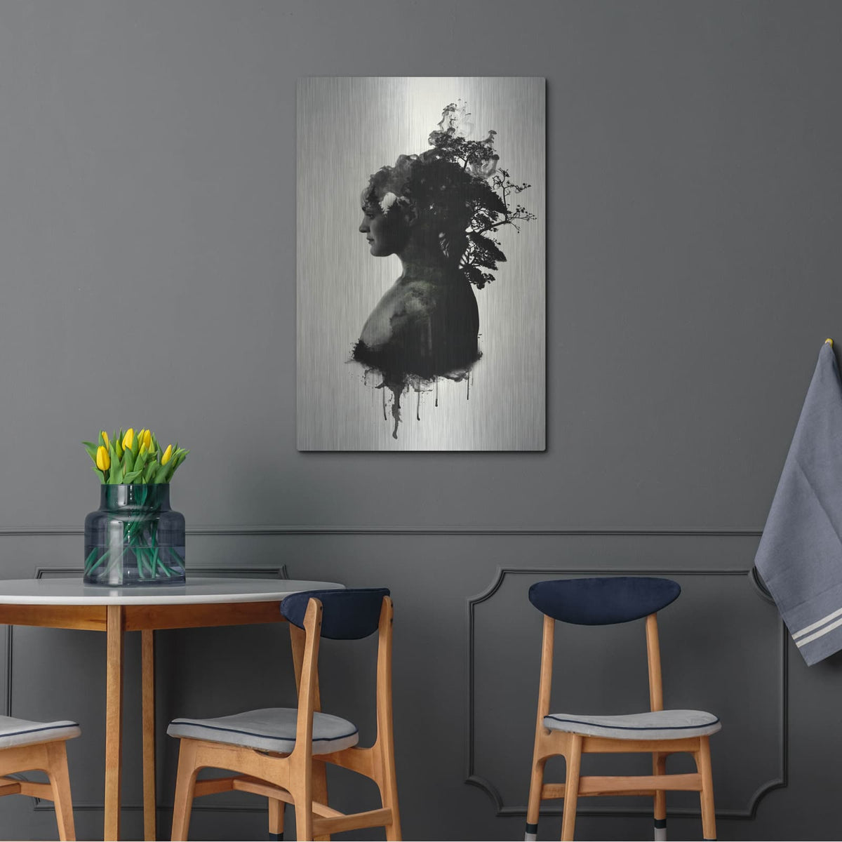 'Mother Earth' by Nicklas Gustafsson – Metal Wall Art, 24x36 room view