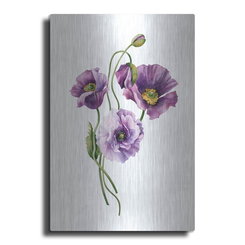 'Lavender Lisianthus' by Incado – Metal Wall Art
