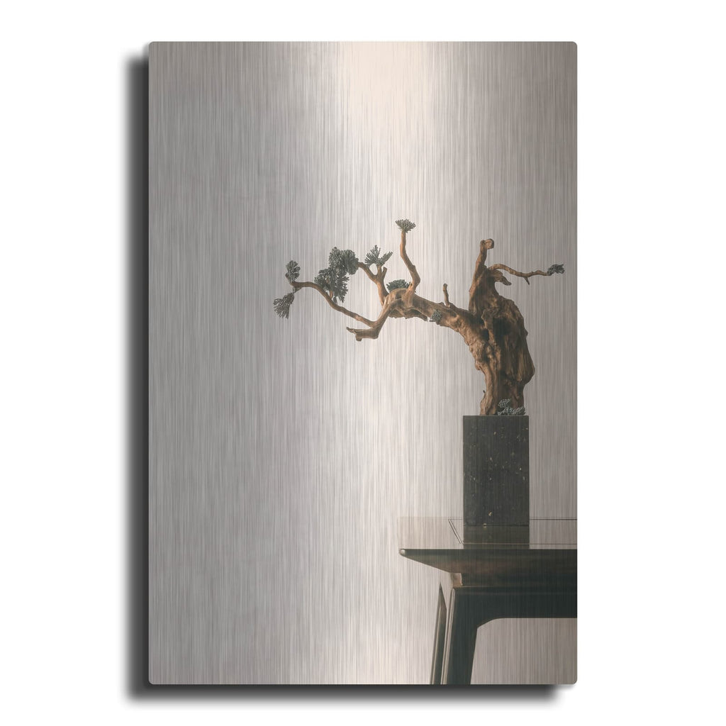 'Patience And Dedication Bonsai' by Incado – Metal Wall Art