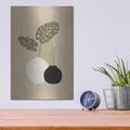 'Three Vases 1' by Incado – Metal Wall Art, 12x16 room view