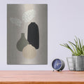 'Three Vases 2' by Incado – Metal Wall Art, 12x16 room view