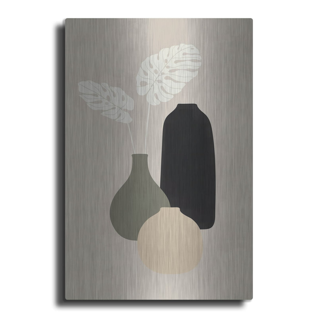 'Three Vases 2' by Incado – Metal Wall Art