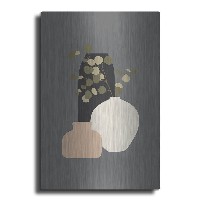 'Three Vases 3' by Incado – Metal Wall Art