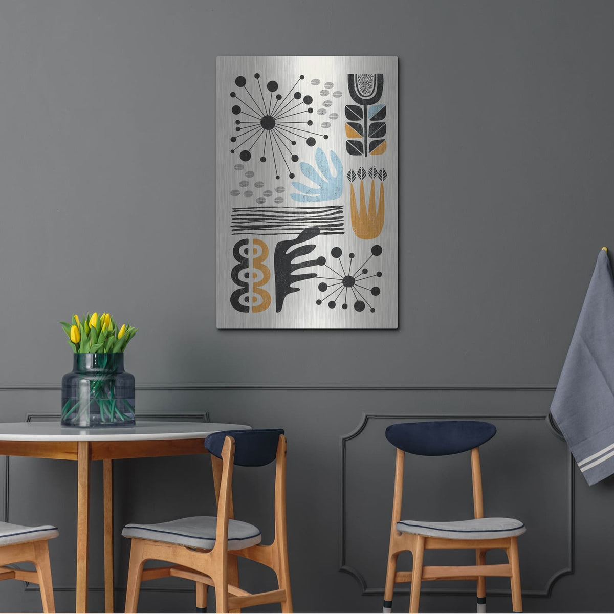'Abstract Garden 2' by Ioana Horvat – Metal Wall Art, 24x36 room view