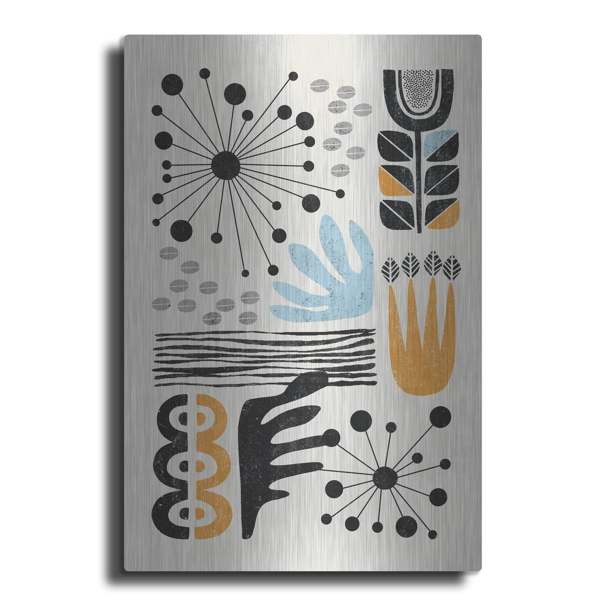 'Abstract Garden 2' by Ioana Horvat – Metal Wall Art