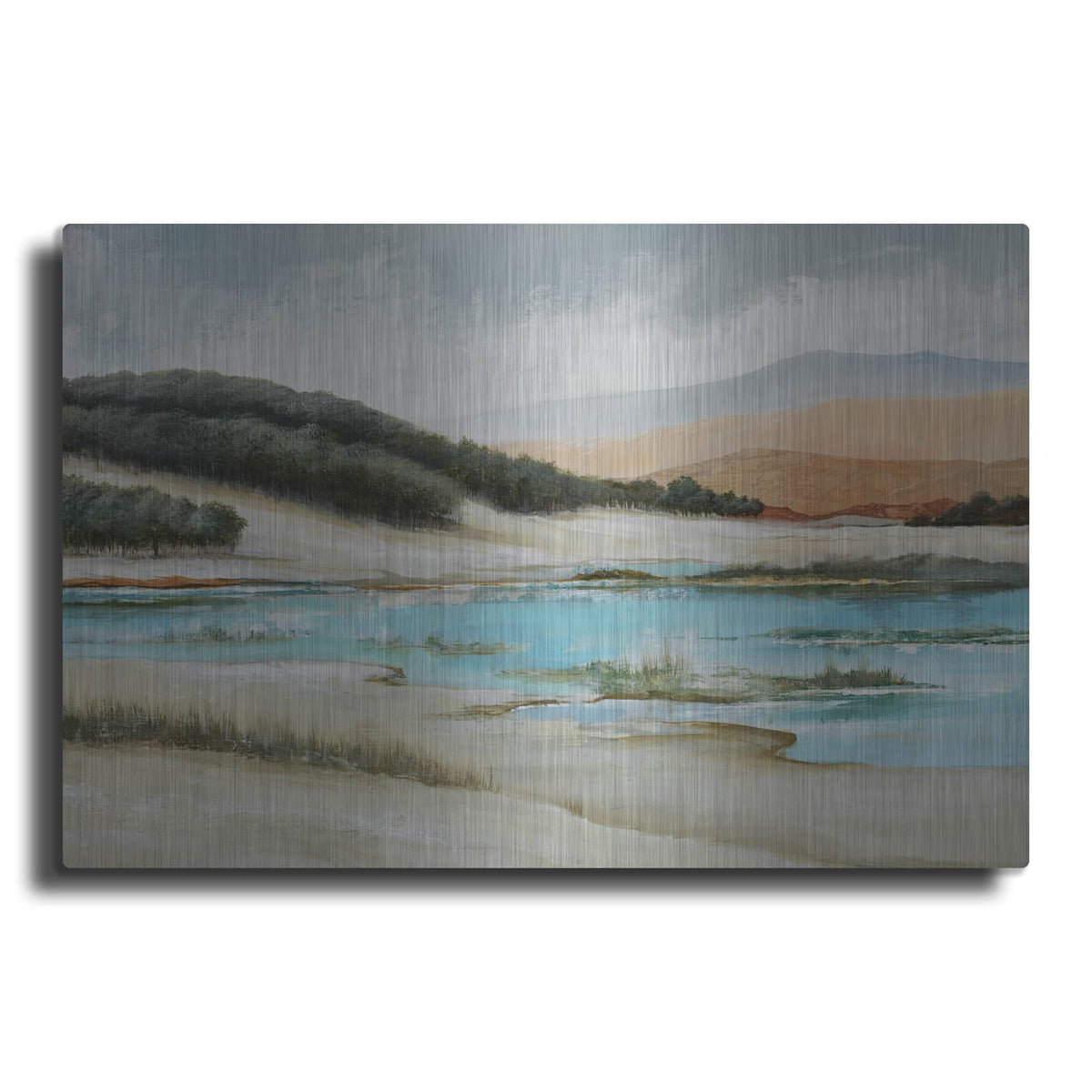 'Along The Lake Side Trail' by Ioana Horvat – Metal Wall Art