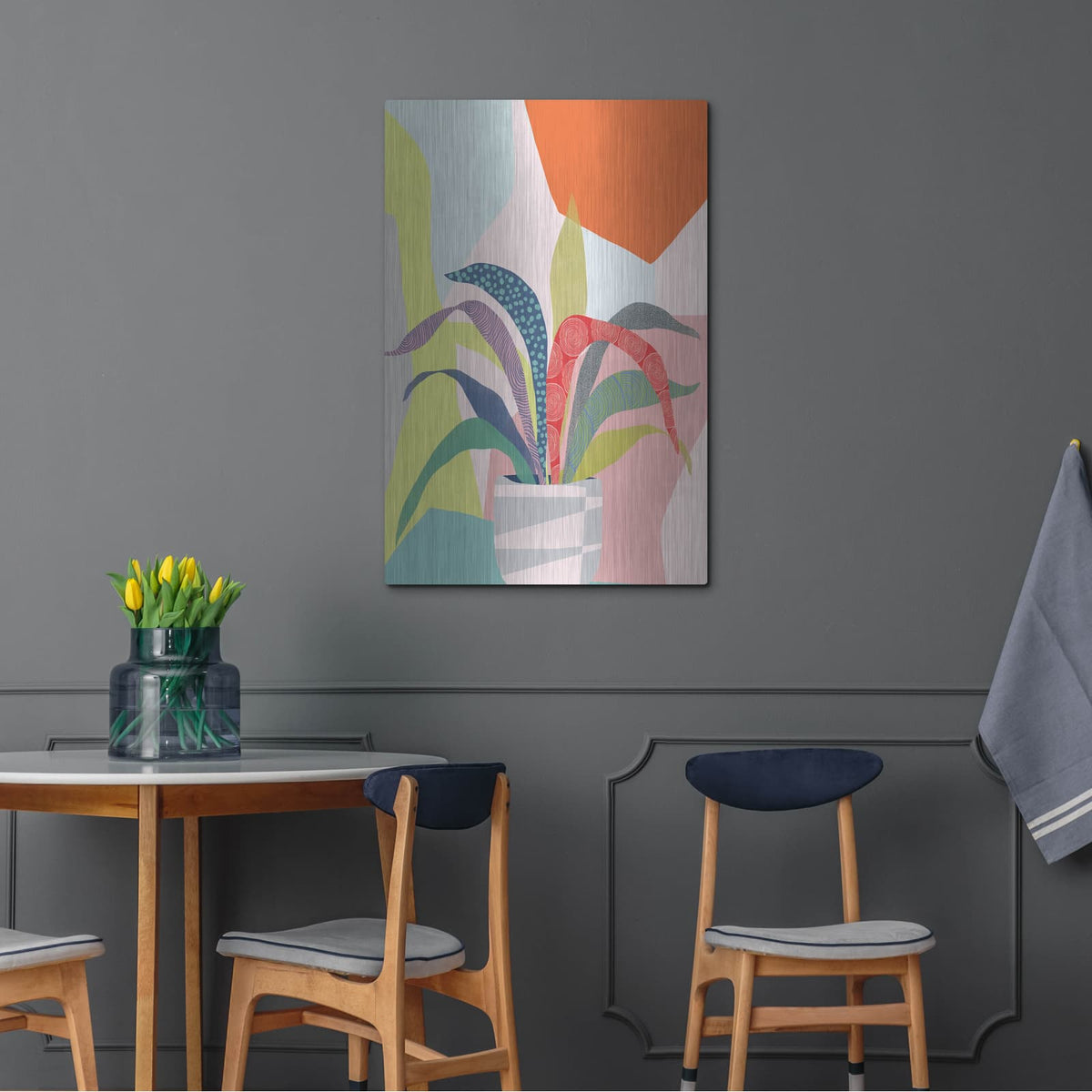 'Clown Plant' by Ioana Horvat – Metal Wall Art, 24x36 room view